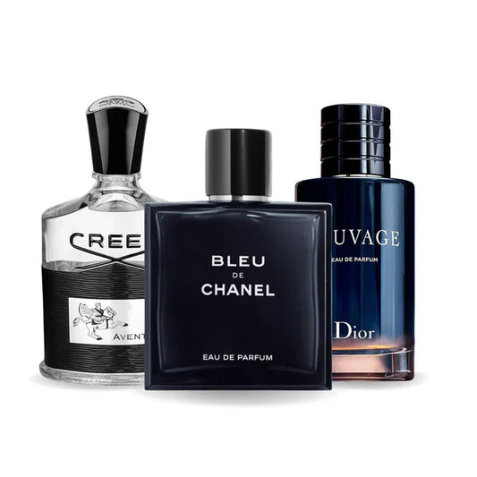 Zestaw 3 Perfum – Creed AVENTUS, BLEU DE CHANEL i Dior SAUVAGE 100 ml